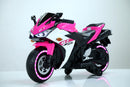 12V Electric Kids Ride On Motorcycle with Manual Throttle and Training Wheels Magic Cars 12