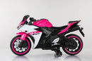 12V Electric Kids Ride On Motorcycle with Manual Throttle and Training Wheels Magic Cars 15