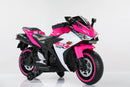 12V Electric Kids Ride On Motorcycle with Manual Throttle and Training Wheels Magic Cars 16