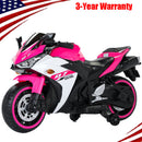 12V Electric Kids Ride On Motorcycle with Manual Throttle and Training Wheels Magic Cars 5