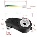 12V Motor Gearbox Set for Kids Ride-On Vehicles, 2 Pack, Sturdy & Strong Magic Cars 2