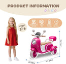 12V Electric 3-Wheel Ride-On Motorcycle Tricycle for Kids Ages 3-6 with 1.86-3.11 MPH Speed Magic Cars 10