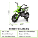 12V Kids Electric Dirt Bike with Training Wheels - 3MPH Ride-On Adventure Magic Cars 4