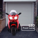 12V Rechargeable Electric Ride-On Motorcycle Toy with Motor, Speeds 1.8-3.2 MPH Magic Cars 3