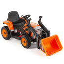 12V Orange Electric Ride-On Excavator Truck with 3 Speeds, Music, Lights, and Remote Control Magic Cars 13