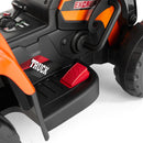 12V Orange Electric Ride-On Excavator Truck with 3 Speeds, Music, Lights, and Remote Control Magic Cars 17
