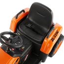 12V Orange Electric Ride-On Excavator Truck with 3 Speeds, Music, Lights, and Remote Control Magic Cars 19