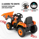12V Orange Electric Ride-On Excavator Truck with 3 Speeds, Music, Lights, and Remote Control Magic Cars 6