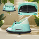12V Electric Ride-On Bumper Car with Remote Control - Green Magic Cars 1