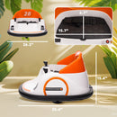 12V Electric Ride-On Bumper Car with Remote Control in Orange Magic Cars 1
