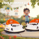 12V Electric Ride-On Bumper Car with Remote Control in Orange Magic Cars 9