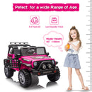 12V Electric 2-Seater Kids Ride-On Jeep Truck with Remote Control Magic Cars 12