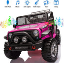 12V Electric 2-Seater Kids Ride-On Jeep Truck with Remote Control Magic Cars 1