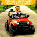 12V Electric Ride-On Kids Truck with LED Lights and Remote Control Battery-Powered Toy Car for Children Magic Cars 12