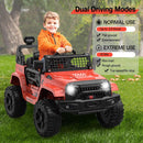 12V Electric Ride-On Kids Truck with LED Lights and Remote Control Battery-Powered Toy Car for Children Magic Cars 1