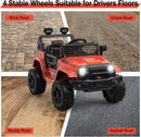 12V Electric Ride-On Kids Truck with LED Lights and Remote Control Battery-Powered Toy Car for Children Magic Cars 3