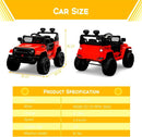 12V Electric Ride-On Kids Truck with LED Lights and Remote Control Battery-Powered Toy Car for Children Magic Cars 8