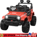12V Electric Ride-On Kids Truck with LED Lights and Remote Control Battery-Powered Toy Car for Children Magic Cars Variant 0