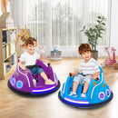 Purple 12V Electric Ride-On Car with Remote Control and LED Light Features Magic Cars 1