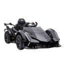 12V Electric Ride-On Car with Remote Control and Bluetooth, Black Magic Cars 2