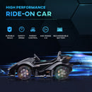 12V Electric Ride-On Car with Remote Control and Bluetooth, Black Magic Cars 9