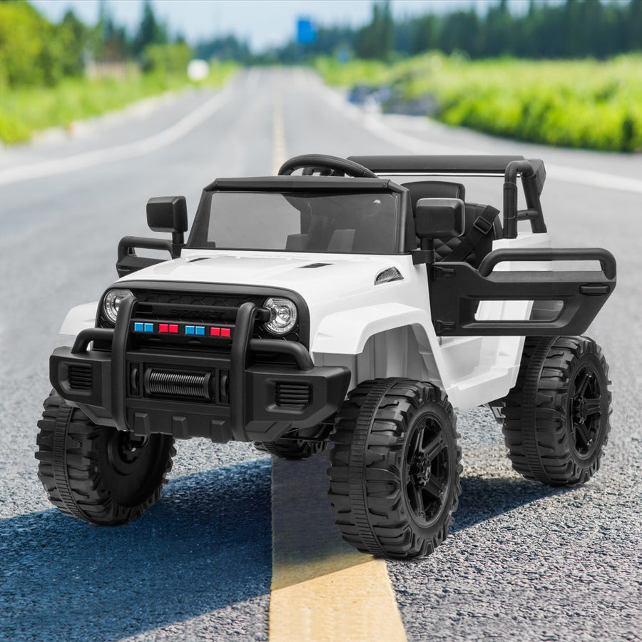 12V Electric Ride on Toy Car with Remote Control, Spring Suspension,LED ...