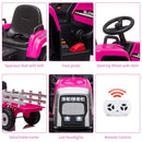 12v-electric-ride-on-tractor-with-trailer-and-mp3-player-for-kids-featuring-7-led-headlights-33725691003111