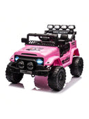 12V Electric Ride-On Truck for Kids with Remote Control, Spring Suspension, LED Lights, and Music Magic Cars 2