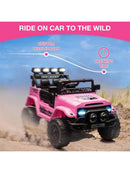 12V Electric Ride-On Truck for Kids with Remote Control, Spring Suspension, LED Lights, and Music Magic Cars 8