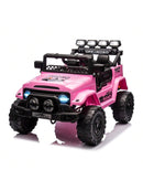 12V Electric Ride-On Truck for Kids with Remote Control, Spring Suspension, LED Lights, and Music Magic Cars Variant 0