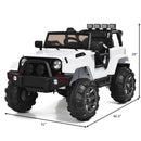 12V Electric Kids Ride-On Truck with Remote Control and LED Lights Magic Cars 3