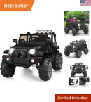 12V Electric Ride-On Truck with Double Doors, Parental Control, and Suspension System Magic Cars 0