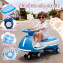 12V Electric Wiggle Car with Adjustable LED Lights and Flashing PU Wheels Magic Cars 4