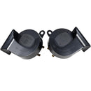 12V Electric Snail Horn 130dB Waterproof for Motorcycle Car Truck Train Black Magic Cars 0