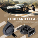 12V Electric Snail Horn 130dB Waterproof for Motorcycle Car Truck Train Black Magic Cars 2