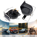 12V Electric Snail Horn 130dB Waterproof for Motorcycle Car Truck Train Black Magic Cars 3