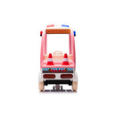 12V Electric 3-Wheeled Children's Police Box Car 2-Seater Remote Control Pink Magic Cars 3