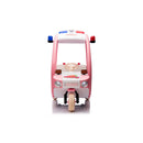 12V Electric 3-Wheeled Children's Police Box Car 2-Seater Remote Control Pink Magic Cars 4
