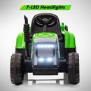 12v-electric-tractor-with-trailer-ride-on-car-for-kids-25w-35w-control-included-33721380798695