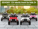 12V Electric 2-Seater Kids Ride-On Jeep Truck with Remote Control Magic Cars 12