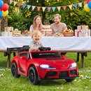 12V Kids Electric Car with Parental Remote, Dual Speed Settings, and Safety Harness Magic Cars 4