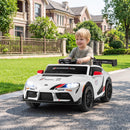 12V Ride-On Car with Parental Remote Control and Dual Safety Harness, White Magic Cars Variant 0