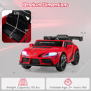 12V Kid's Ride-On Car with Parental Remote, Dual Speed Options, Safety Belt, Red Magic Cars 1