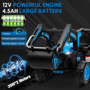 12V Electric 3-in-1 Kids Ride-On Vehicle Set with Excavator, Tractor, and Detachable Trailer Magic Cars 3