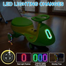 12V Pedal-Powered Wiggle Car Toy for Kids in Green and Yellow Magic Cars 5