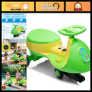 12V Pedal-Powered Wiggle Car Toy for Kids in Green and Yellow Magic Cars Variant 0