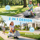 12V Rechargeable Wiggle Car Ride-On Toy with Pedal in Grey and White Magic Cars 2