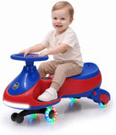 12V Electric Wiggle Car for Toddlers - 2-in-1 Swing and Pedal Ride with Flashing Wheels Magic Cars Variant 0