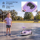 Purple 12V Electric Wiggle Car with Pedal and Dual Speed for Children Aged 3-5 Years Magic Cars 1