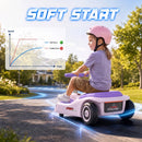Purple 12V Electric Wiggle Car with Pedal and Dual Speed for Children Aged 3-5 Years Magic Cars 5